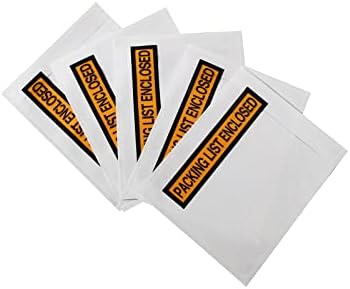 1000 Pcs Packing List Envelopes Pouches 4.5”x 5.5”,Packing Envelopes for Shipping Mailing Pouch Enclosed Bags with Packing Slips Invoice Label - Image 6