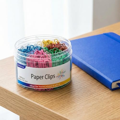 Colored Jumbo Paper Clips, 2 Inch (50mm), 300PCS - Image 6