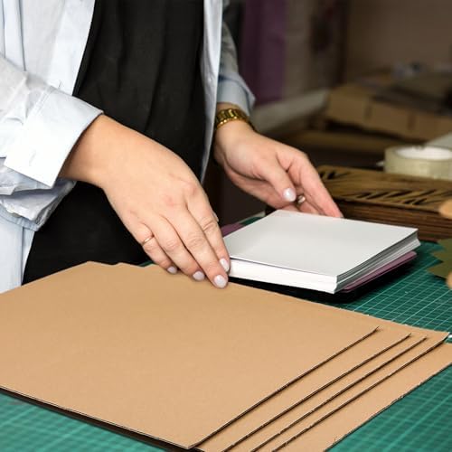 Feifeiya 30 Pack Corrugated Cardboard Sheets 24 x 36 Inch Large Flat Cardboard Sheets Packaging Inserts Flat Square Inserts for Shipping Packing Mailing Crafts - Image 7