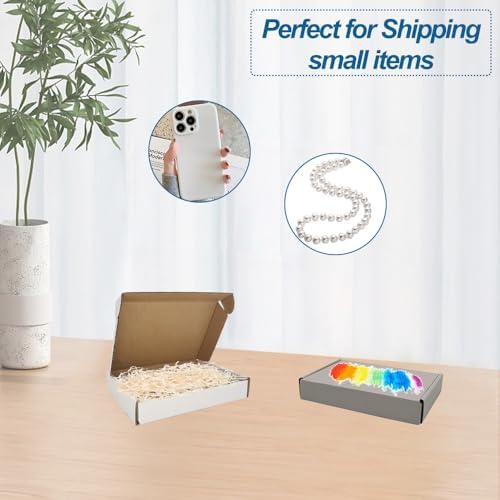 ROTCH 200 Pack 6x4x1'' Small Shipping Boxes, Cardboard Corrugated Mailers, White (M641-200-W) - Image 5