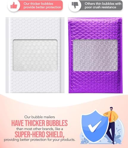 GSSUSA White Bubble Mailers 6x10 Small Padded Envelopes 9600 Pack,1 Pallet - Image 7
