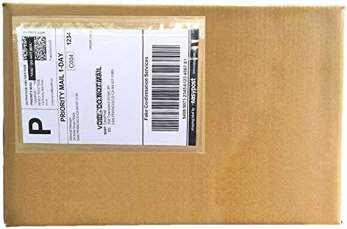 6" x 9" Clear Adhesive Top Loading Packing List Shipping Label Envelopes (300-Pack) by PAPRMA