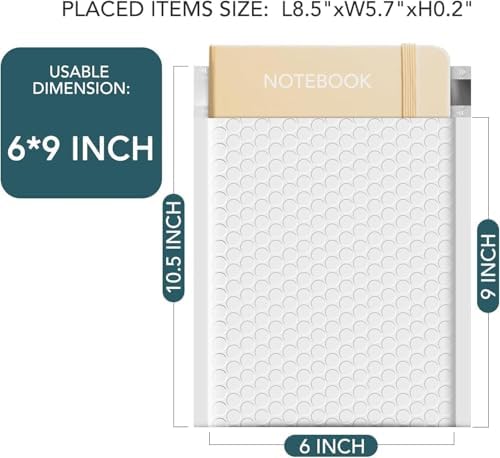 Metronic White Bubble Mailers 6x10 Inch 3000 Pack Poly Bubble Mailer Bulk - Image 2