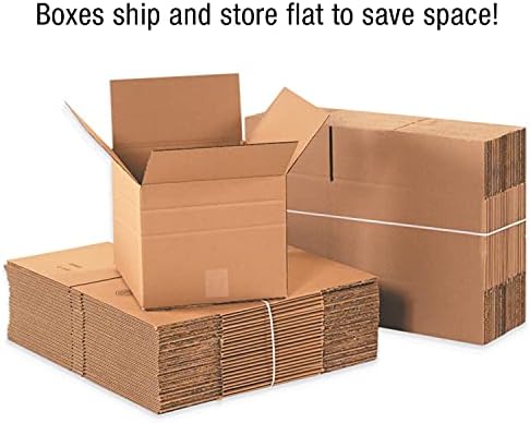 BOX USA Multi-Depth Shipping Boxes Medium 12"L x 9"W x 6"H 25-Pack - Corrugated Cardboard Box for Moving, Mailing, Packing, Packaging and Storage - Image 5