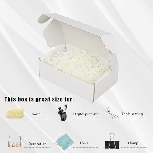 FORBFAN 6x4x2 Shipping Boxes, 45 Pack White Mailer Boxes for Small Business, Small Corrugated Cardboard Boxes for Mailing & Shipping - Image 5
