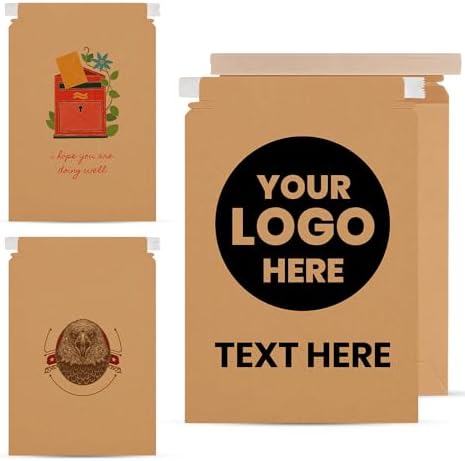 MT Products Custom Printed Mailer Envelopes with Self-Seal Tape 7" x 9" – Keeps Delicate Items Safe by MTProducts