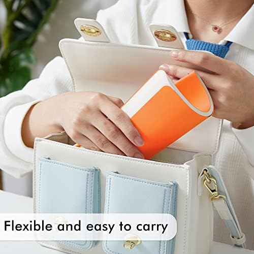feela 36 Pack Soft Cover Journal Bulk, Lined Blank Travel Journal for Women Men Writing, Notebooks College Ruled for Work, Note Taking Notebook School Business Supplies, 8.2” x 5.5”, A5, Orange - Image 5