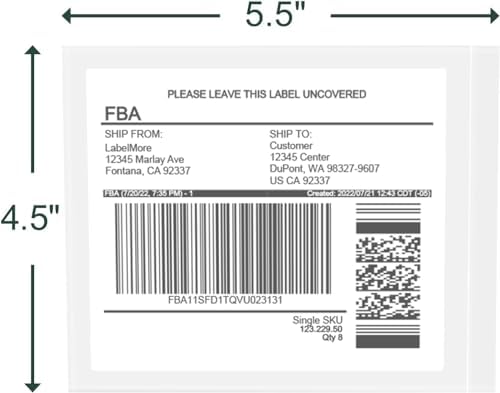 Packing List Pouches 4.5'' X 5.5'', Shipping Label Sleeves, Packing Slip Envelopes, Clear Adhesive Top Loading Packing List (4.5"" X 5.5"") - Image 7