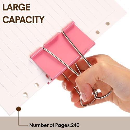 Jetec 48 Pcs 3 Inch Jumbo Binder Clip Colorful Extra Large Binder Clip Bulk - Image 4