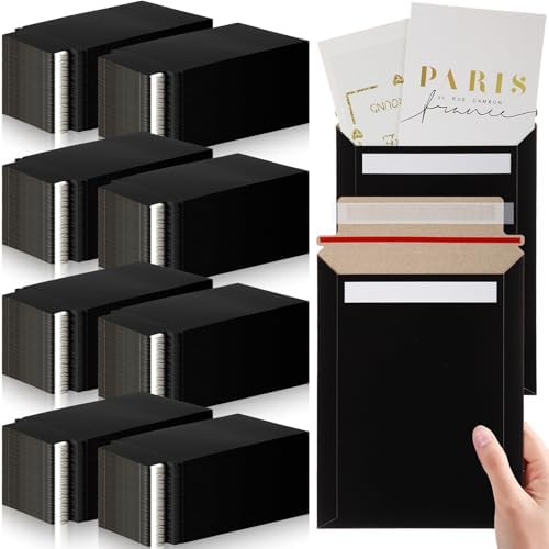 Fainne 250 Pack 6 x 8" Rigid Mailers Self Adhesive Photo Document Mailers by Fainne