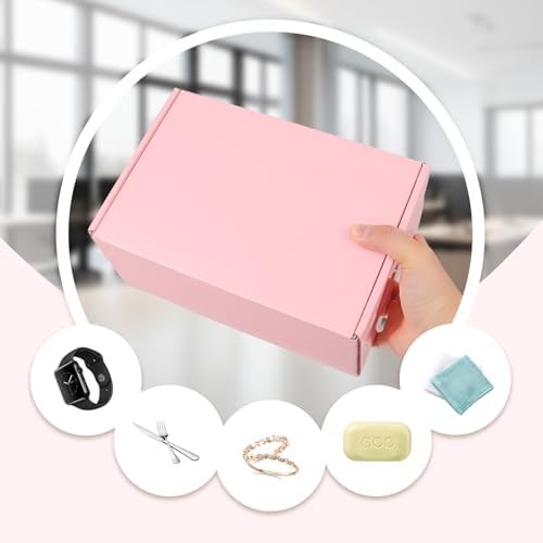 FORBFAN 9x6x4 Pink Shipping Boxes 30 Pack, Mailer Boxes for Packaging Small Business, Cardboard Boxes for Shipping Moving Mailing - Image 5