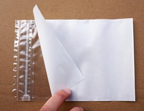 Premium 6.7'' x 10'' Resealable Adhesive Shipping Label/documents Pouches (50 Pack) - Image 5