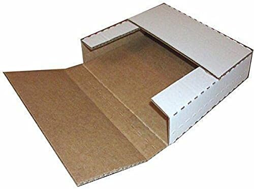 100 Record lp Mailer Mailers White Holds 1 to 4 Albums - 12" Record LP Vinyl Cardboard Multi-Depth Closure by ValueMailers … by ValueMailers
