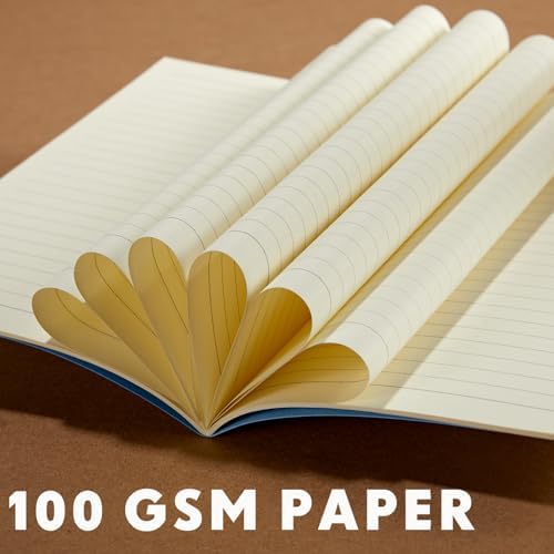 Mimorou 100 Pcs A5 Journals Notebooks Bulk,Light Blue,Lined - Image 6