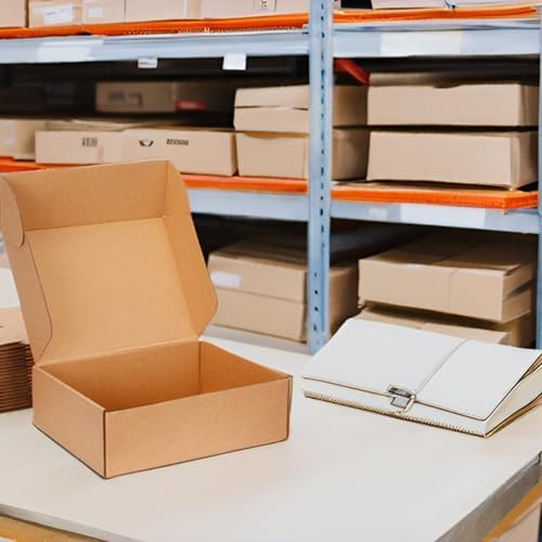 Kraft Brown Shipping Boxes 10x8x3 Inches, 20 Pack - Image 4