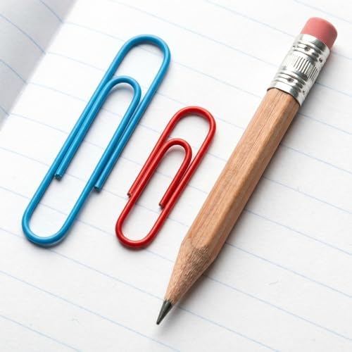 Paper Clips, Assorted Sizes (1.3 & 2 Inch), Colored, 400PCS - Image 6