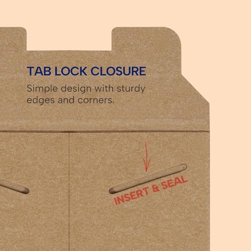 BOX USA Rigid Mailers 6" x 8" (100-Pack) - Kraft Mailer Envelopes for Photos, Trading Cards, Small Prints - Stay Flat - Image 4