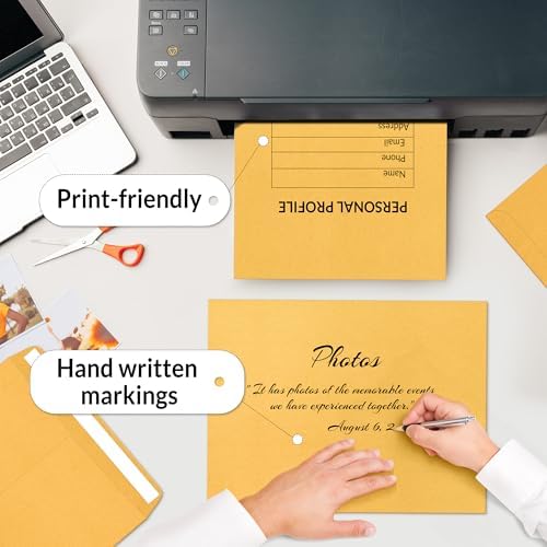SUNEE 6x9 Manilla Envelopes, 28lb Brown Kraft, Ultra Strong Quick-Seal Security Catalog Mailing Envelopes for Documents or Photos, 250 Count - Image 5
