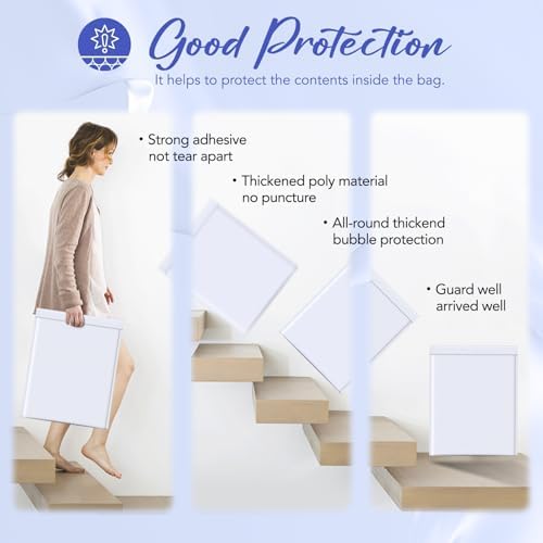 Fuxury Bubble Mailers 14.5x20" 15 Pack White Extra Large Padded Envelopes - Image 4