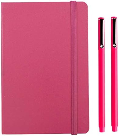 JAM PAPER Complete Desk Kit - Pink - Stapler, Tape Dispenser, Staples, Journal, Le Pens, Rubber Bands, Paper Clips & Binder Clips - 8/Pack - Image 7