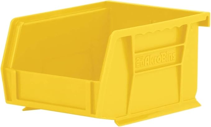 Akro-Mils 30210 AkroBins Plastic Storage Bins, 5"x4"x3", Yellow, 24-Pack | Space-Saving Stackable Bins for Garage, Pantry, Craft Organization - Image 11