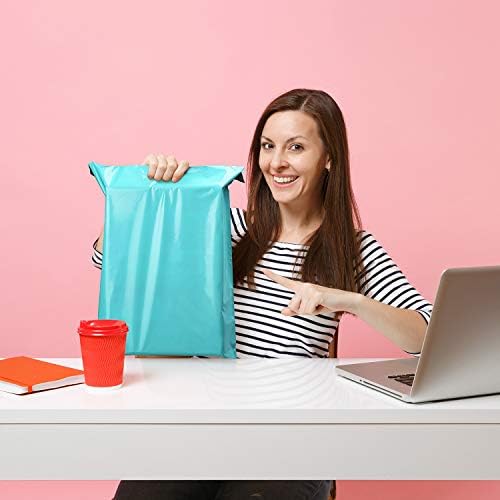 Metronic Poly Mailers 12x15.5 100 Pack Thick Self-Seal Shipping Bags, Teal - Image 6