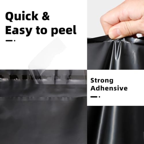 POLYSELLS 50 pcs 24x36 Inches Black Poly Mailers Shipping Envelopes, Strong Adhesive Sealing, Waterproof, and Tear-resistant Postal Mailing Bags for Clothing and Accessories - Image 3