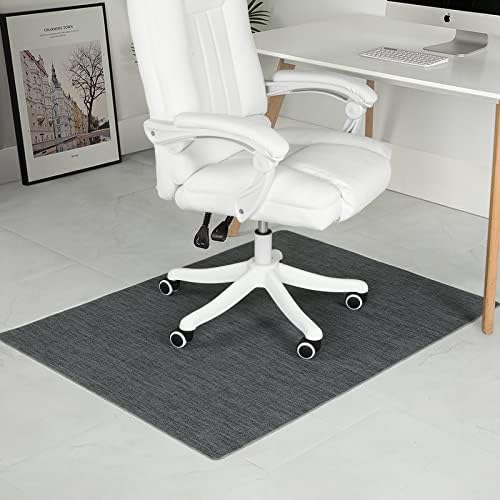 Chair Mat for Hardwood Floor, 50"x63" Desk Computer Chair Mat for Hard Wood & Tile Floor, Large Anti-Slip Hard Floor Protector Rolling Chairs, Desk Rug for Office Home by RccugmatS