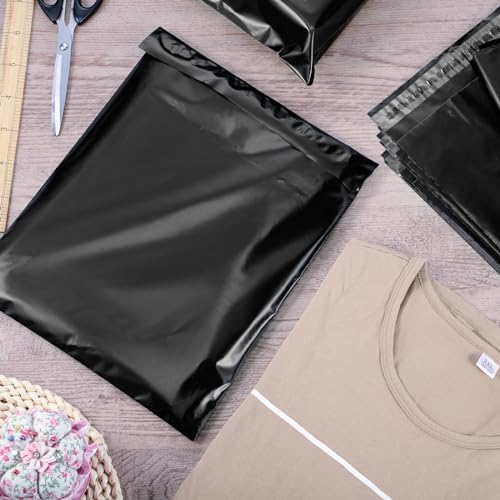 Outus 240 Pcs Poly Mailers Variety Size Pack Shipping Bags, Black - Image 7