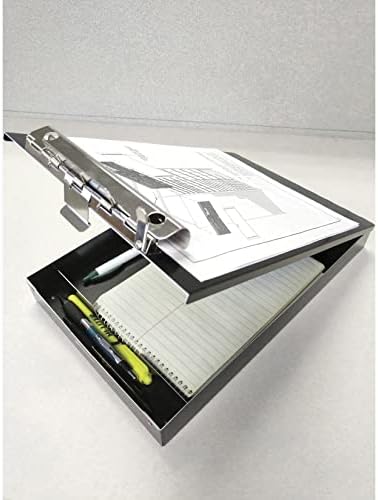 Saunders Redi-Rite Recycled Aluminum Storage Clipboard - Black - Letter Size (11018) - Image 2