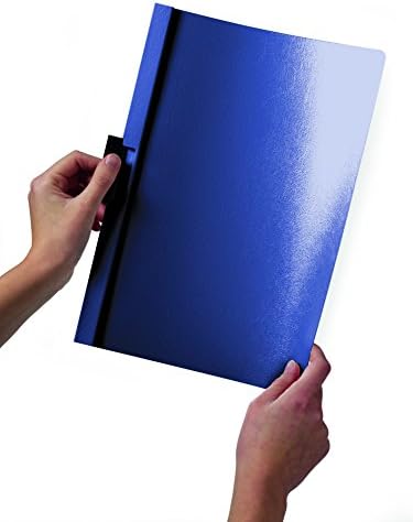 Durable Report Cover with DURACLIP, Letter-Size, Holds Up to 60 Pages, Clear Cover/Light Blue, 25 per Box (221406BX) - Image 3