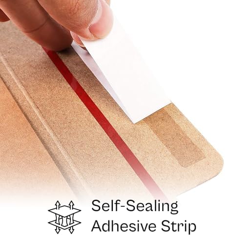 PSBM 100 PCS 13 x 18 Inch Kraft Rigid Photo Mailers, Cardboard Shipping Envelopes, Mailers for Shipping Photos, CDs, Documents, Catalogue, Or any Flat Object - Image 4