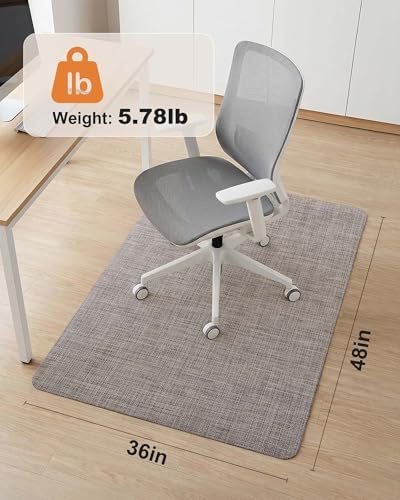 Carvapet 36x48 Office Chair Mat for Carpet Hardwood Floor Protector Rug - Image 3