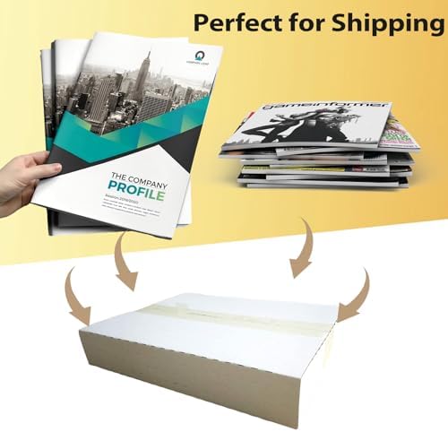 50 Pack Book Shipping Mailers, 12-1/8×9-1/8×2", Height-Adjustable - Image 4