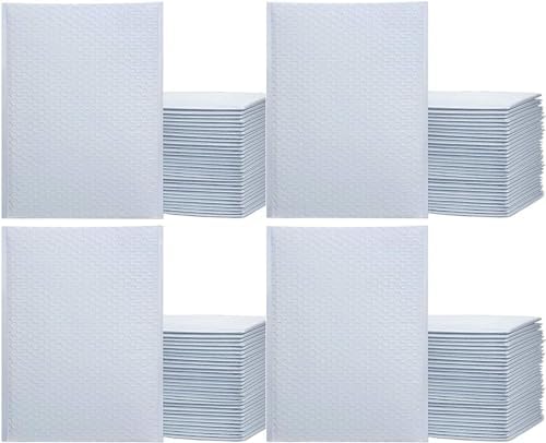 iMBAPrice 100#2 (8.5" x 12") Pure White Color SELF Seal Poly Bubble MAILERS Padded Shipping ENVELOPES (Total 100 Bags) by iMBAPrice