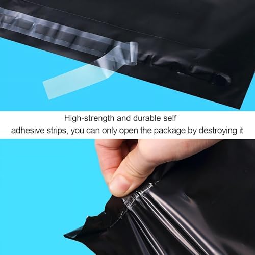 Outus 240 Pcs Poly Mailers Variety Size Pack Shipping Bags, Black - Image 4
