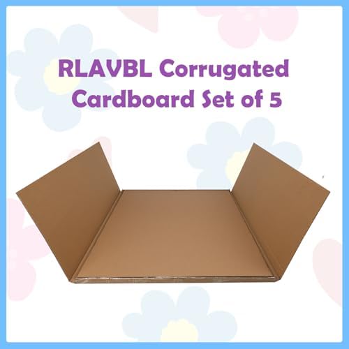 RLAVBL 5 Pack 24x36 Large Corrugated Cardboard Sheets, Flat Cardboard Inserts for Shipping, Mailing, Packing, DIY Crafts - Image 7