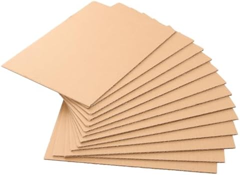 HOZEON 100 Pack Corrugated Cardboard Sheets 11 x 14 x 1/16 Inches,1.5mm Thick Cardboard for Crafts,Brown Flat Cardboard Sheets for Packing, Mailing, DIY - Image 4