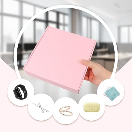 FORBFAN 8x8x2 Pink Shipping Boxes Small 30 Pack, Mailer Boxes for Small Business, Corrugated Cardboard Boxes for Packaging Mailing Shipping - Image 5