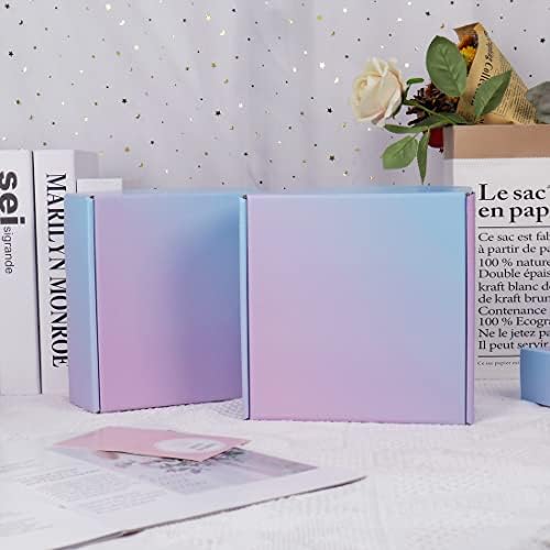 45 Pack 8x8x2 Purple Small Shipping Boxes for Small Business - Image 6