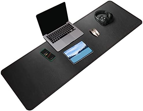 ZORESYN PU Leather Desk Pad, 55.1"x15.8", Black by ZORESYN