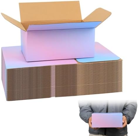 FORBFAN 9 x 6 x 4 Shipping Boxes, 30 Pack Corrugated Cardboard Mailing Boxes for Small Business, Colorful Packing Boxes for Shipping & Packaging by FORBFAN-US