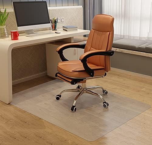 Office Chair Mat, 60"x 46" Office Chair Mat for Hardwood Floor, Floor Mat for Office Chair, Clear Desk Chair Floor Mat for Computer Desk - Image 6
