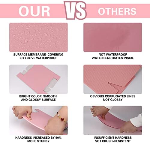 7x5x2 in Valentine's Day Shipping Boxes for Packaging Mailing, 30 Pack Pink Shipping Box Mailers for Small Business, Recyclable Small Corrugated Coardboard Boxes - Image 4