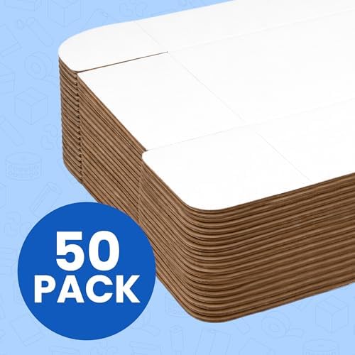 The Boxery Corrugated Mailers White Tuck Shipping Boxes (7x3x2) - Image 2