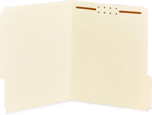Staples Reinforced Classification Folder, 2″ Expansion, Letter Size, Manila Pressboard, Durable Construction, 50/Box by Staples