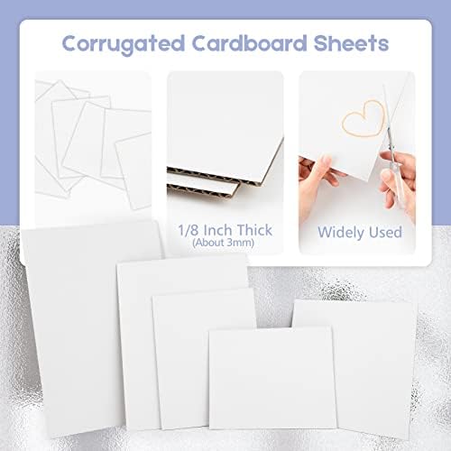 Golden State Art 10 Pack 11x17 Corrugated Cardboard Sheets - Image 2
