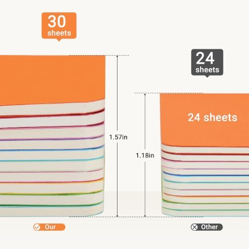 Gwybkq Small Notebook 60 Pack (30Sheets/60Pages) Pocket Notebooks Lined - Image 2