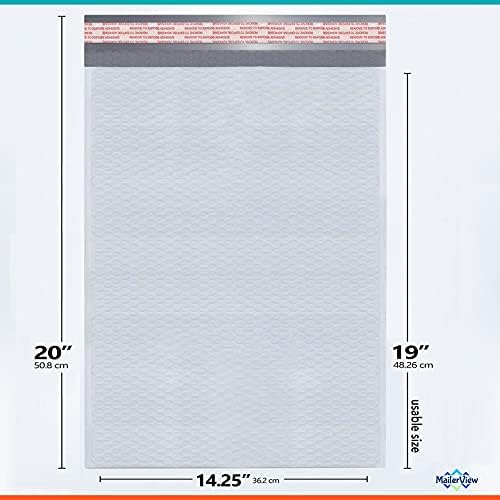 Bubble Mailers 14.25x20, Self Seal Poly Padded Envelopes #7, 50 Pack Bulk - Image 2