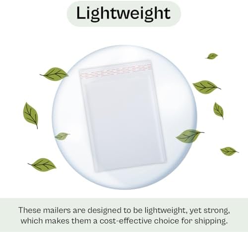 PSBM #000 500 PCS 4 x 8 Inch White Kraft Bubble Mailers, Cushion Padded Envelopes, Self-Sealing Peel-Off Strip, Ideal for Shipping CD, DVD, Jewelry, Photos, Magazine, Books, Clothes and More - Image 5